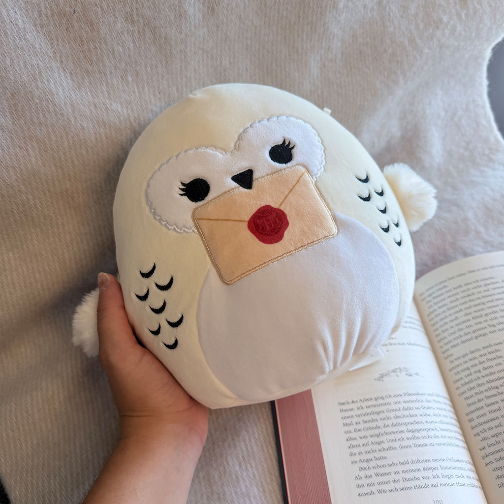 Immagine del prodotto Edvige con lettera di Hogwarts peluche Squishmallows - Harry Potter