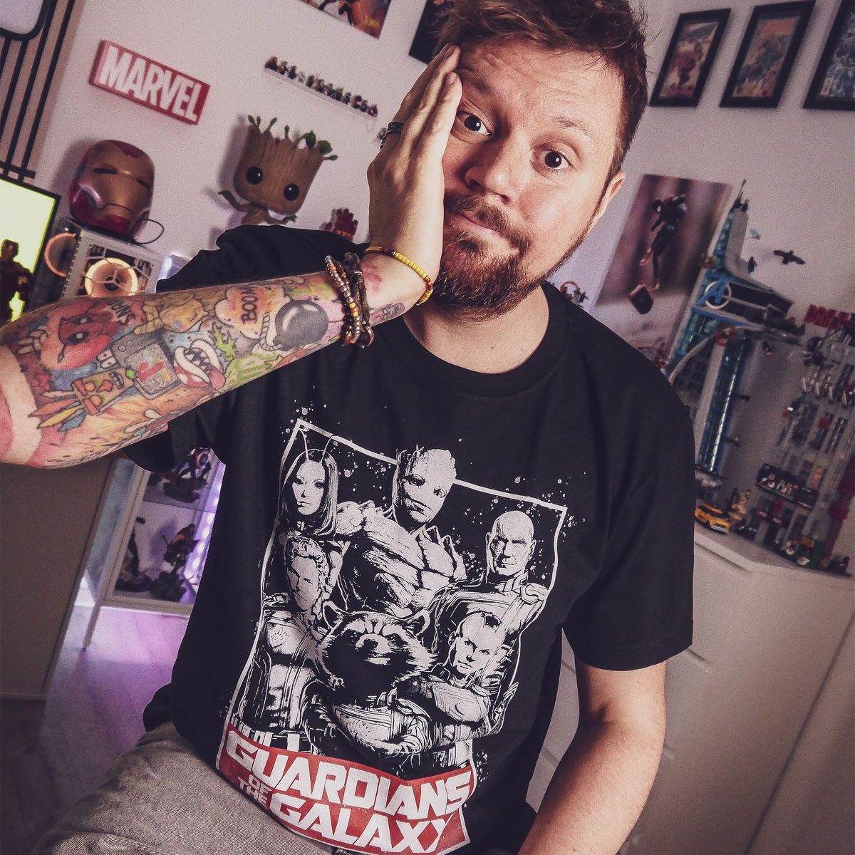 Image produit T-shirt Guardians Vol. 3 noir - Les Gardiens de la Galaxie