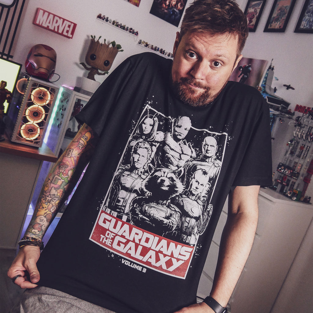 Image produit T-shirt Guardians Vol. 3 noir - Les Gardiens de la Galaxie