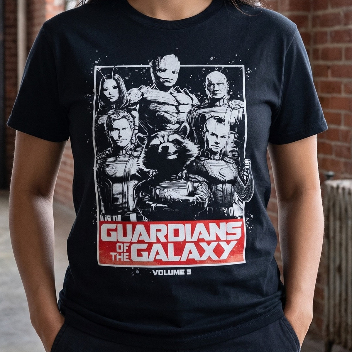 Image produit T-shirt Guardians Vol. 3 noir - Les Gardiens de la Galaxie