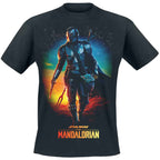 Produktbild Through The Galaxy T-Shirt schwarz - Star Wars The Mandalorian