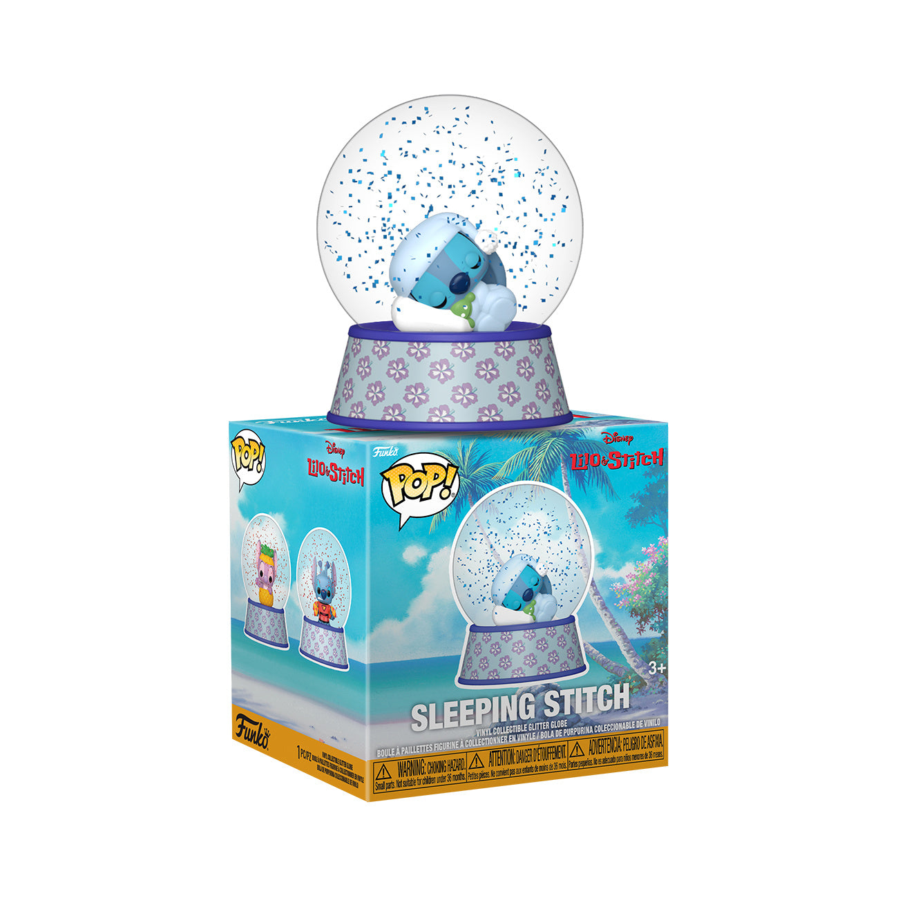 Produktbild Stitch Funko Pop Mystery Glitter Schneekugel 12er Display - Lilo & Stitch