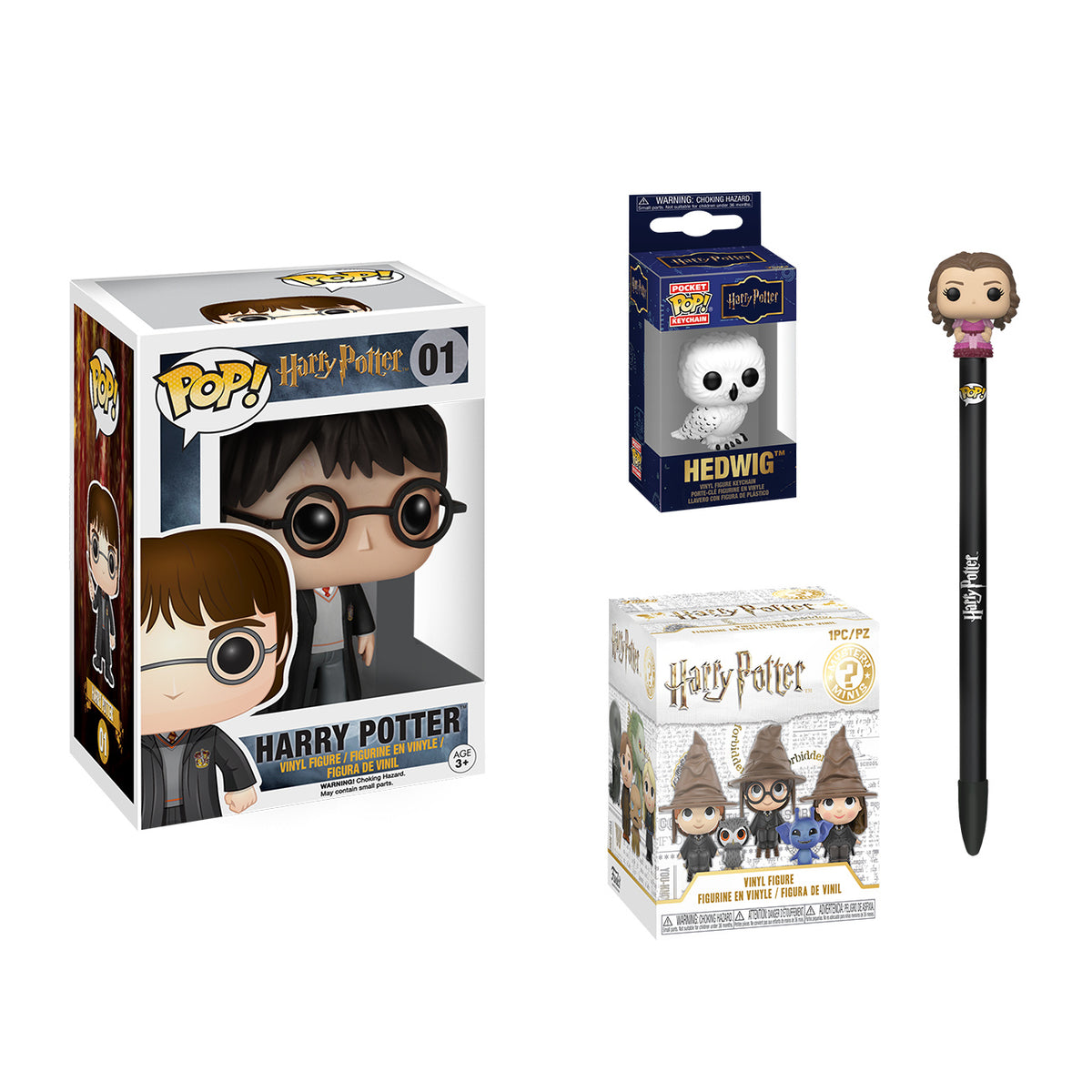 Image produit Harry Potter - Coffret Bundle Funko Pop 4 pièces