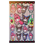 Produktbild Sanrio Pink Black Party Series Sticker Pack Kuromi & My