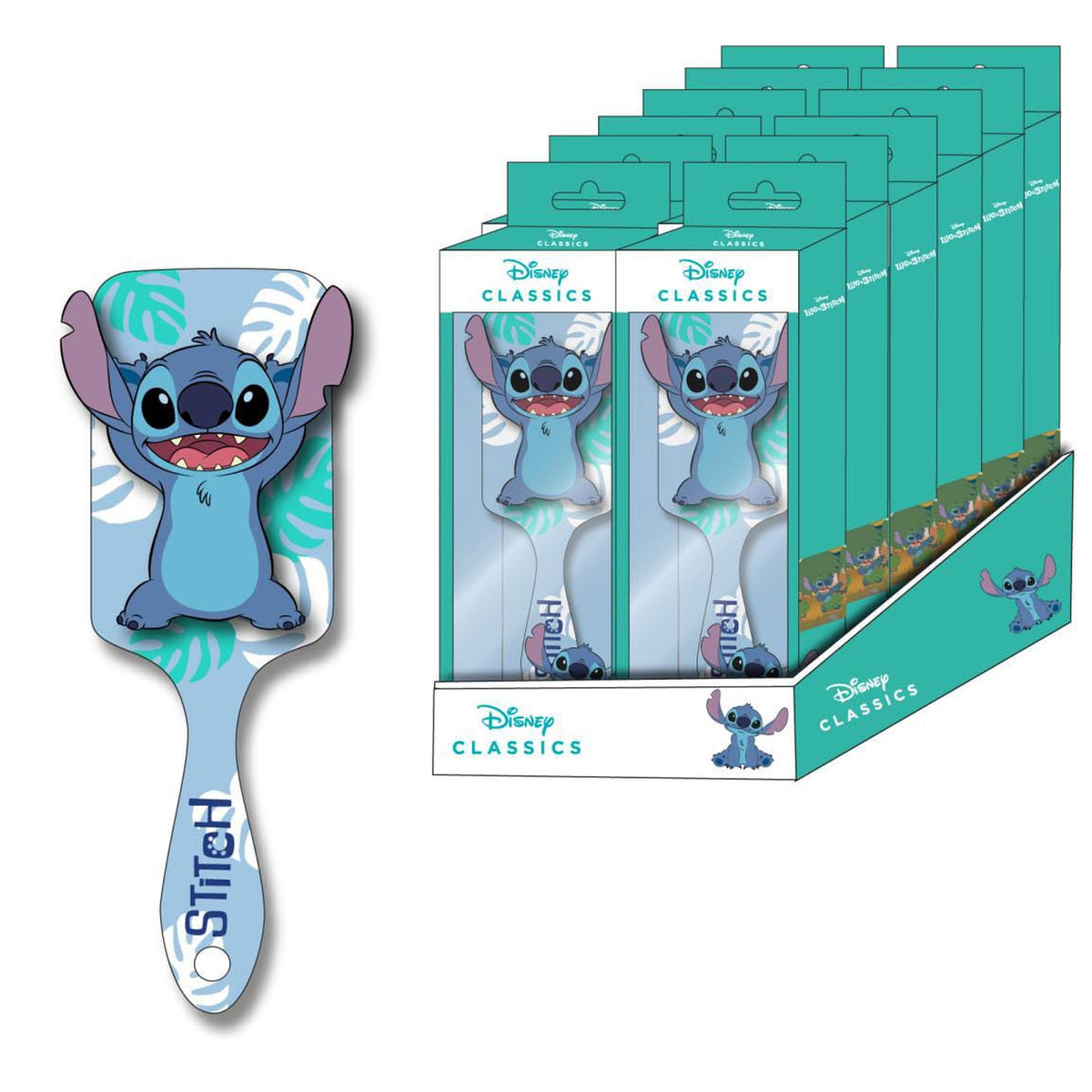 Product image Lilo & Stitch Hairbrush Stitch Happy