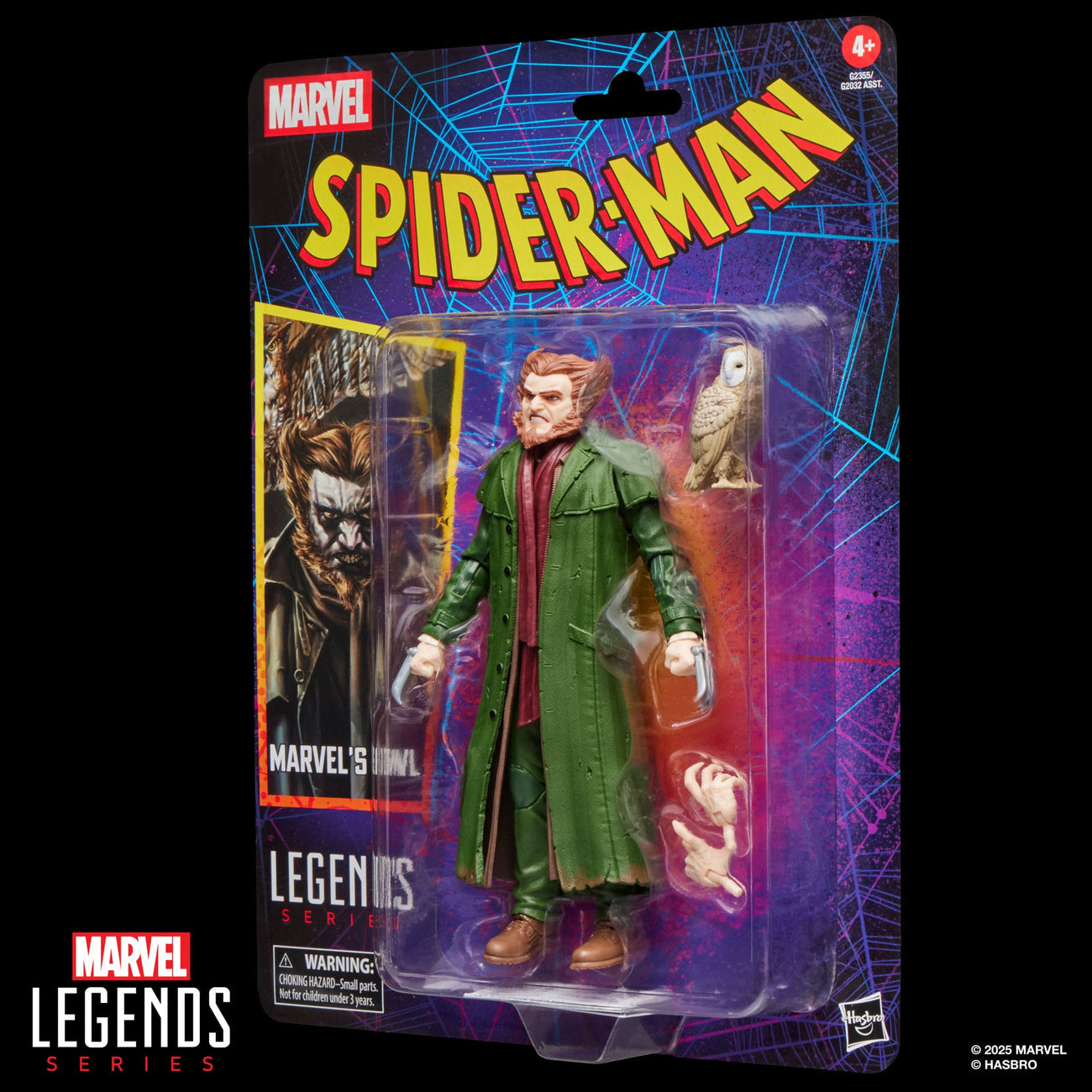 Image produit Spider-Man Marvel Legends Retro figurine d'action Marvel's Owl 15