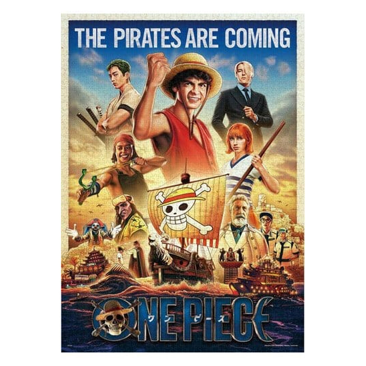 Image produit Puzzle One Piece 2000 pièces The Pirates Are Coming