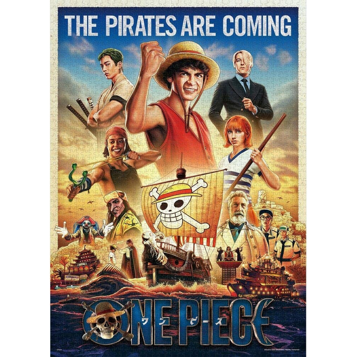 Image produit Puzzle One Piece 2000 pièces The Pirates Are Coming
