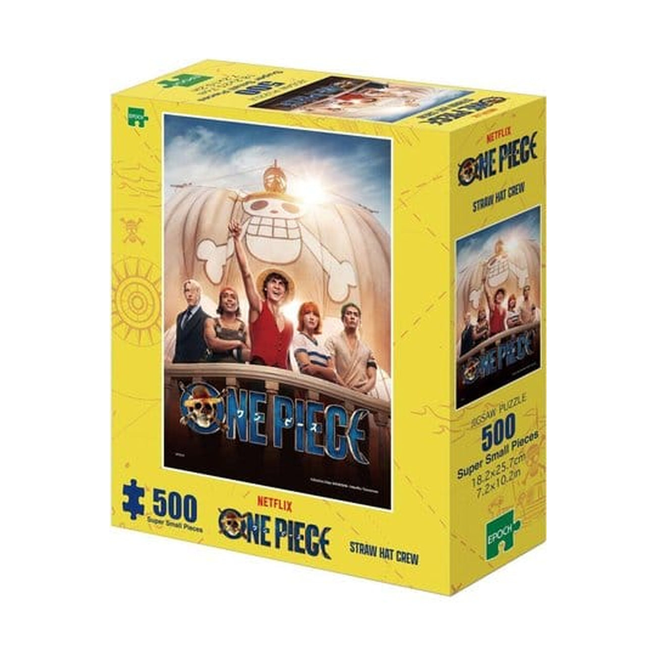 Image produit One Piece Puzzle 500 Pièces Équipage des Chapeaux de Paille