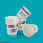 Produktbild Stranger Things Set von 24 Pappbechern Scoops Ahoy