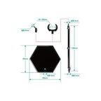 Produktbild The Simple Stand Mini Nendoroid More Figurenständer Black