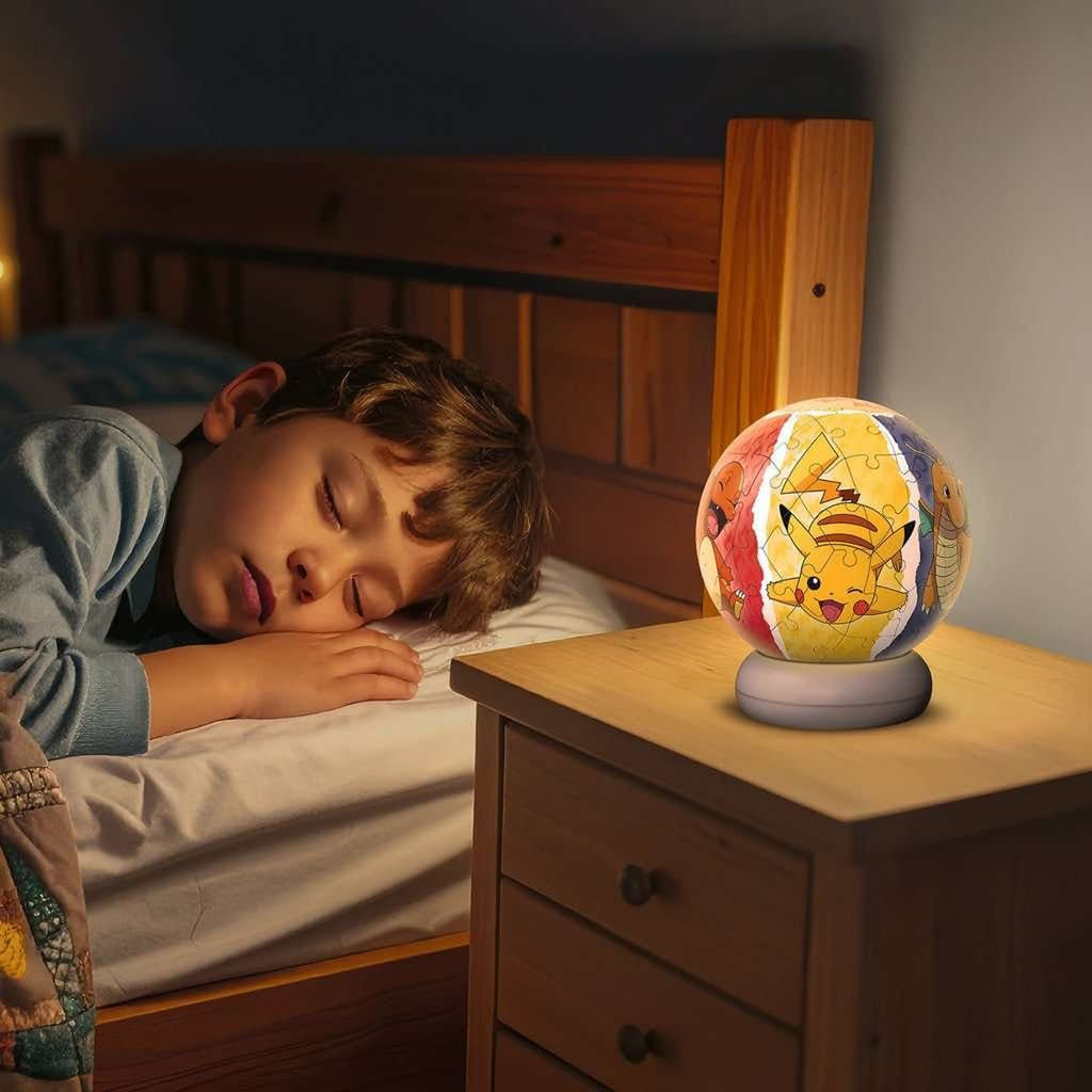 Image produit Pokémon Ballon Puzzle 3D Veilleuse (73 pièces)