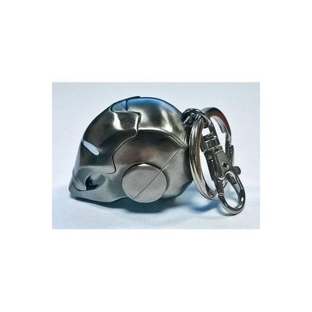 Produktbild Marvel Comics Metall-Schlüsselanhänger Iron Man Helm Mark II