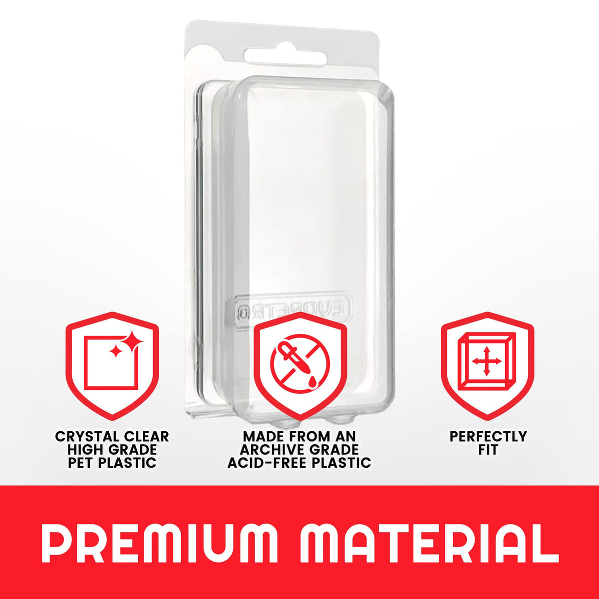 Immagine del prodotto Gusci Clamshell in PET XL Confezione da 35 per Action Figure