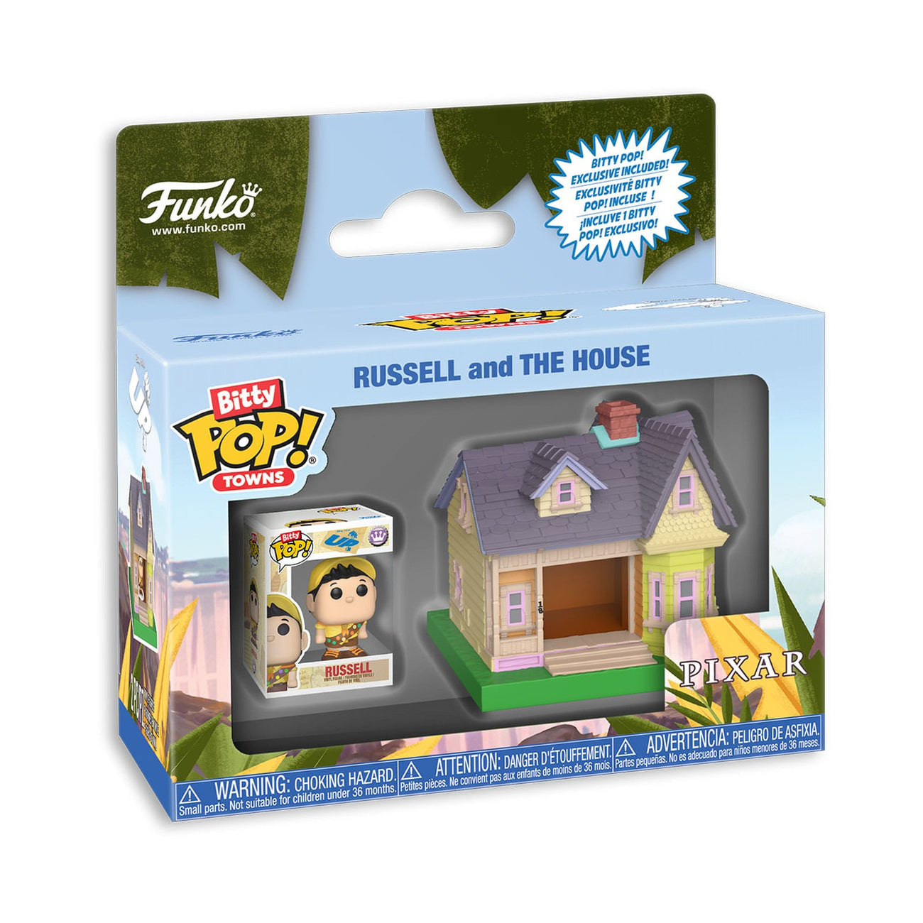 Produktbild Oben Bitty POP! Towns Vinyl Figur Russell and The House