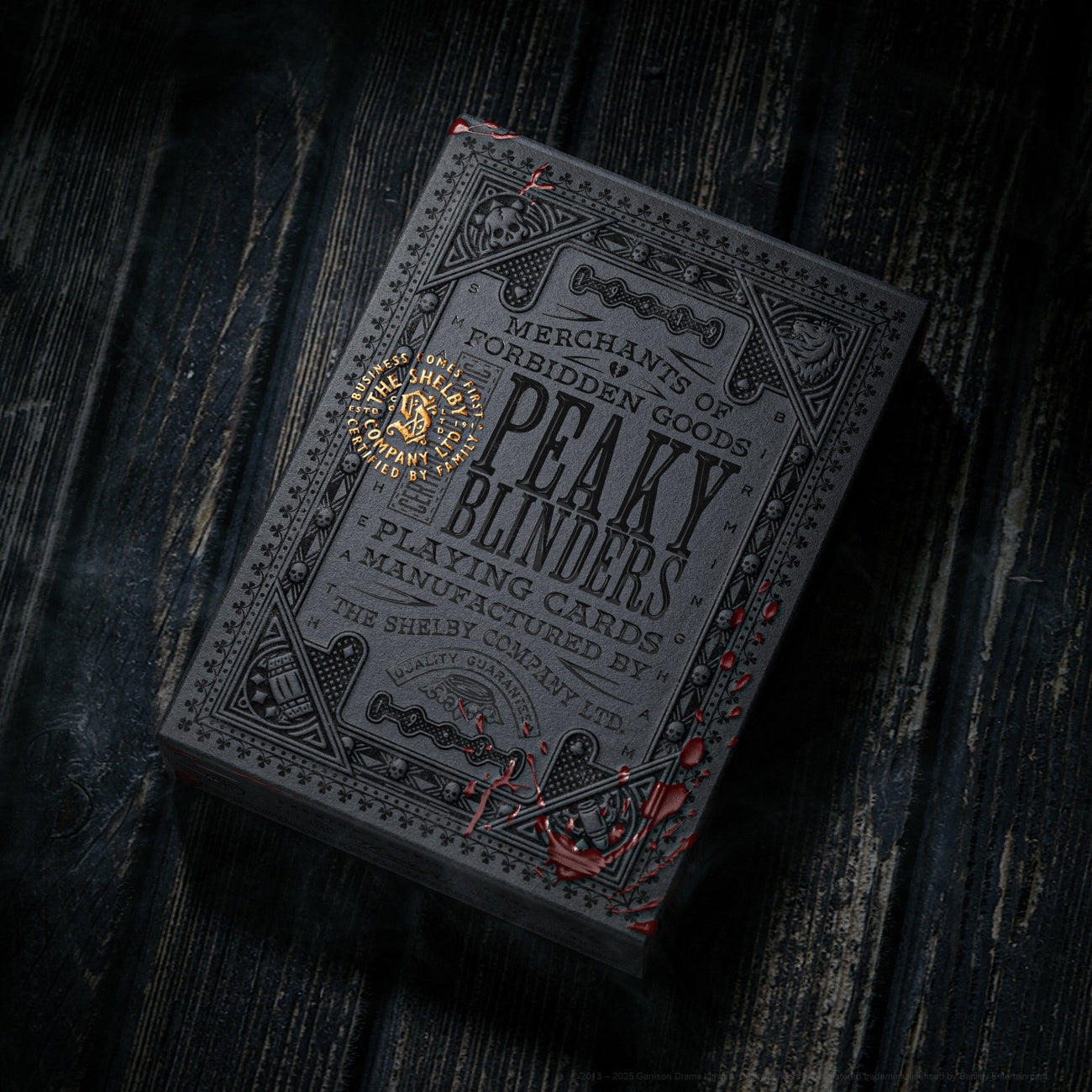 Produktbild Peaky Blinders Spielkarten Forged In Smoke and Blood