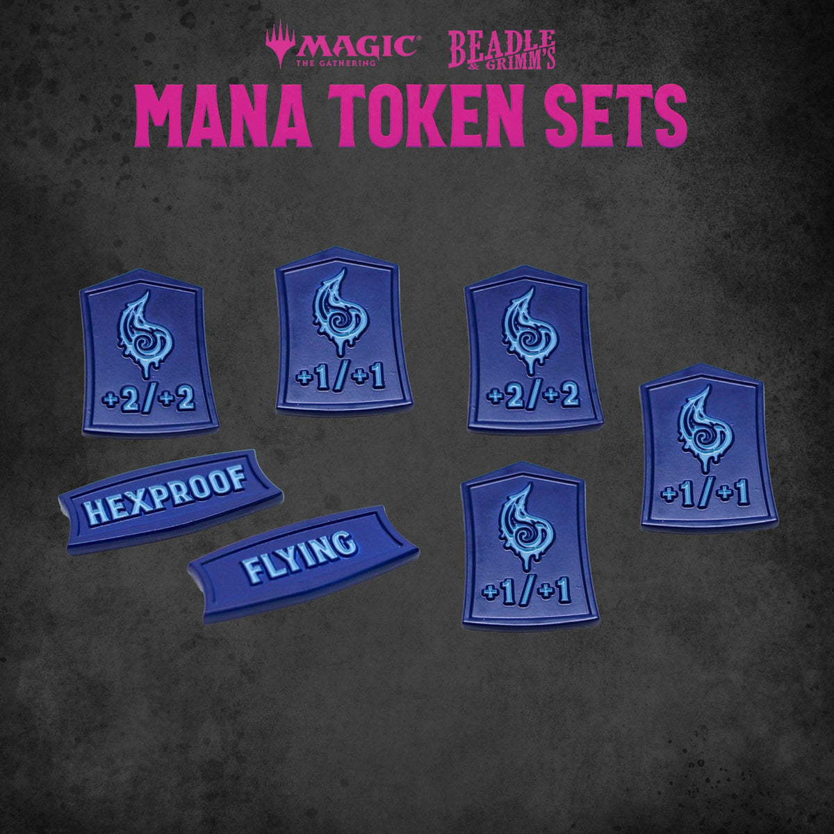 Produktbild Magic the Gathering Dice and Token Pack Blue Mana