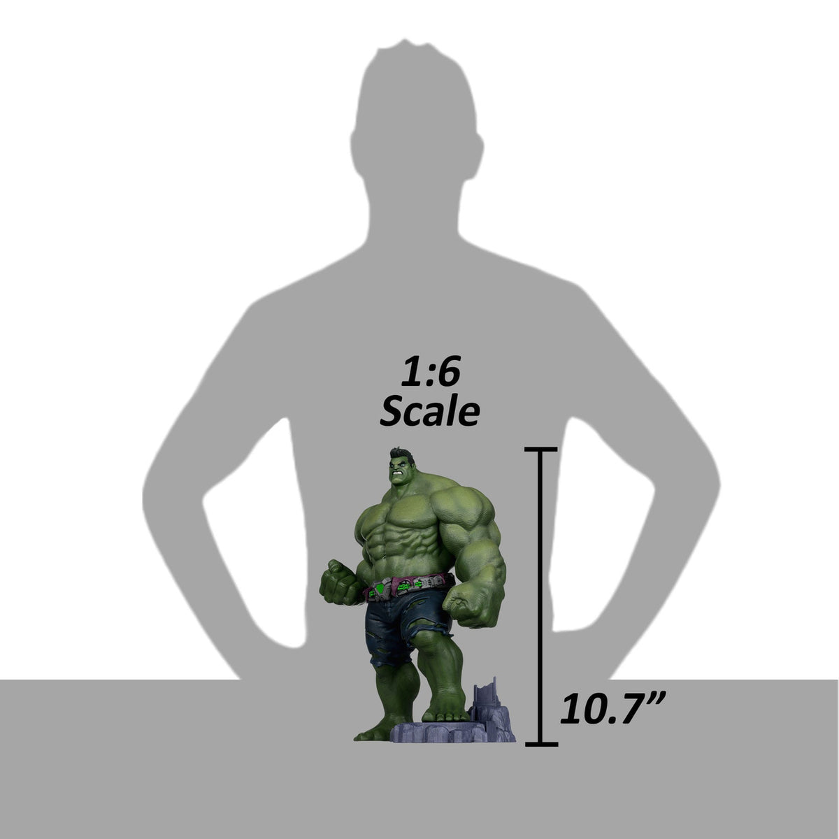 Produktbild Marvel Rivals Collection 1/6 Actionfigur The Hulk 27 cm