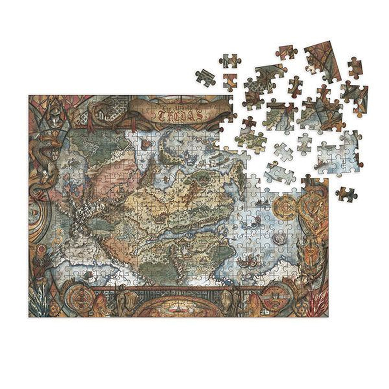 Immagine del prodotto Puzzle Dragon Age World of Thedas Map (1000 pezzi)