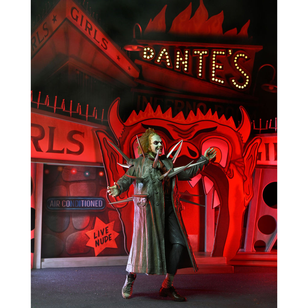 Immagine del prodotto Beetlejuice (1988) Diorama Trenchcoat with Spikes Inferno