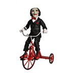 Image produit Figurine articulée Saw avec son Billy sur tricycle 30 cm
