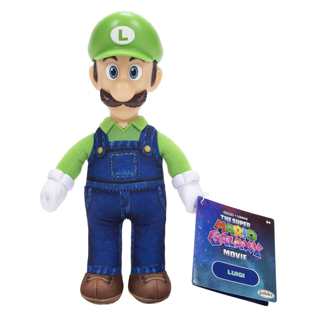 Produktbild Der Super Mario Galaxy Film Plüschfigur Luigi 23 cm