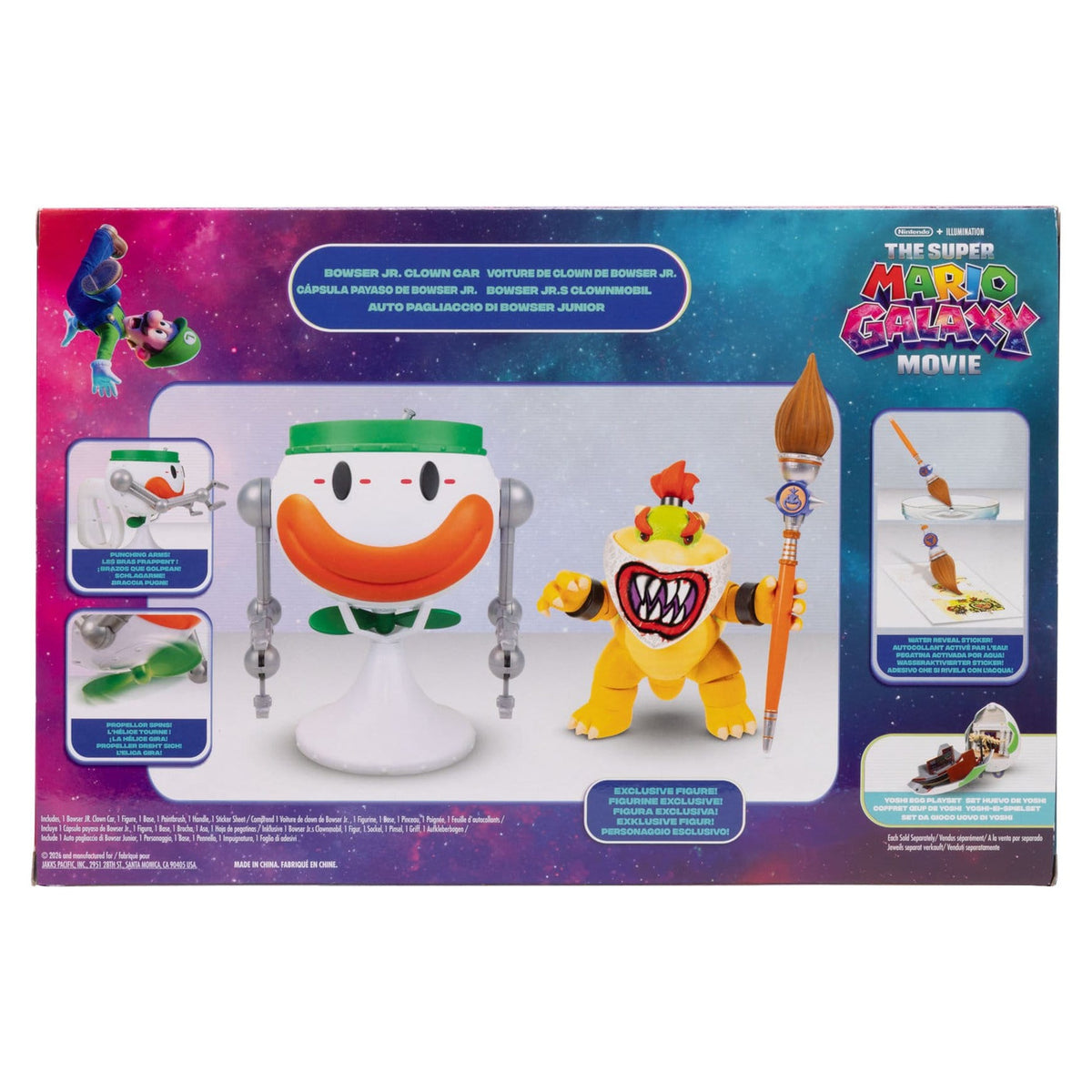 Image produit Figurine d’action film Super Mario Galaxy Bowser Jr. avec Clown Car