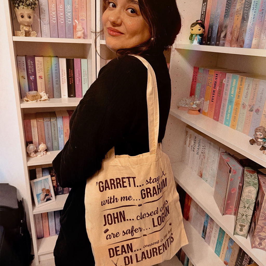 Immagine del prodotto Shopper di Garrett, John e Dean per fan di Off Campus