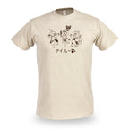Immagine del prodotto T-shirt Palicos per fan di Monster Hunter beige