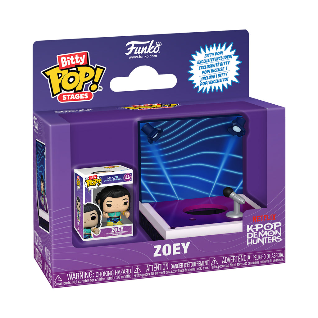 Produktbild KPop Demon Hunters - Zoey Funko Bitty Pop Stage Diorama