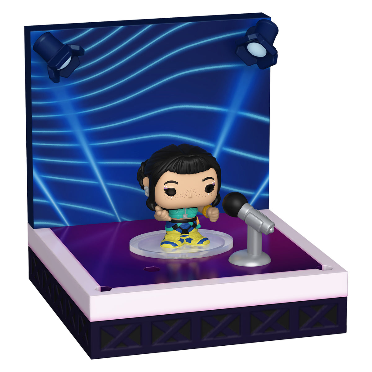 Produktbild KPop Demon Hunters - Zoey Funko Bitty Pop Stage Diorama