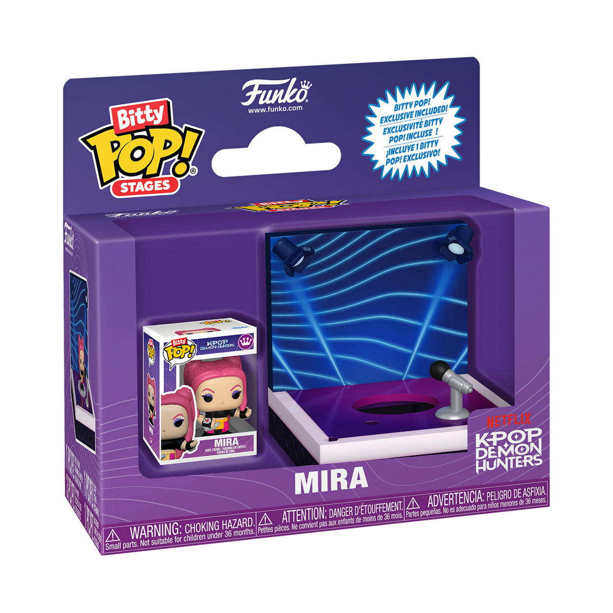 Produktbild KPop Demon Hunters - Mira Funko Bitty Pop Stage Diorama