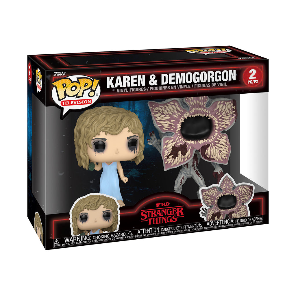 Immagine del prodotto Stranger Things - Set di figure Funko Pop Karen e Demogorgon