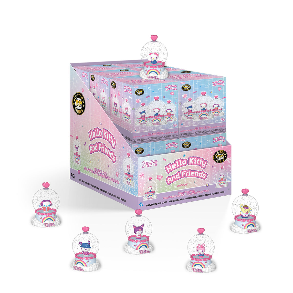 Product image Hello Kitty and Friends – Mystery Funko Pop Glitter Snow Globe 12-Pack Display