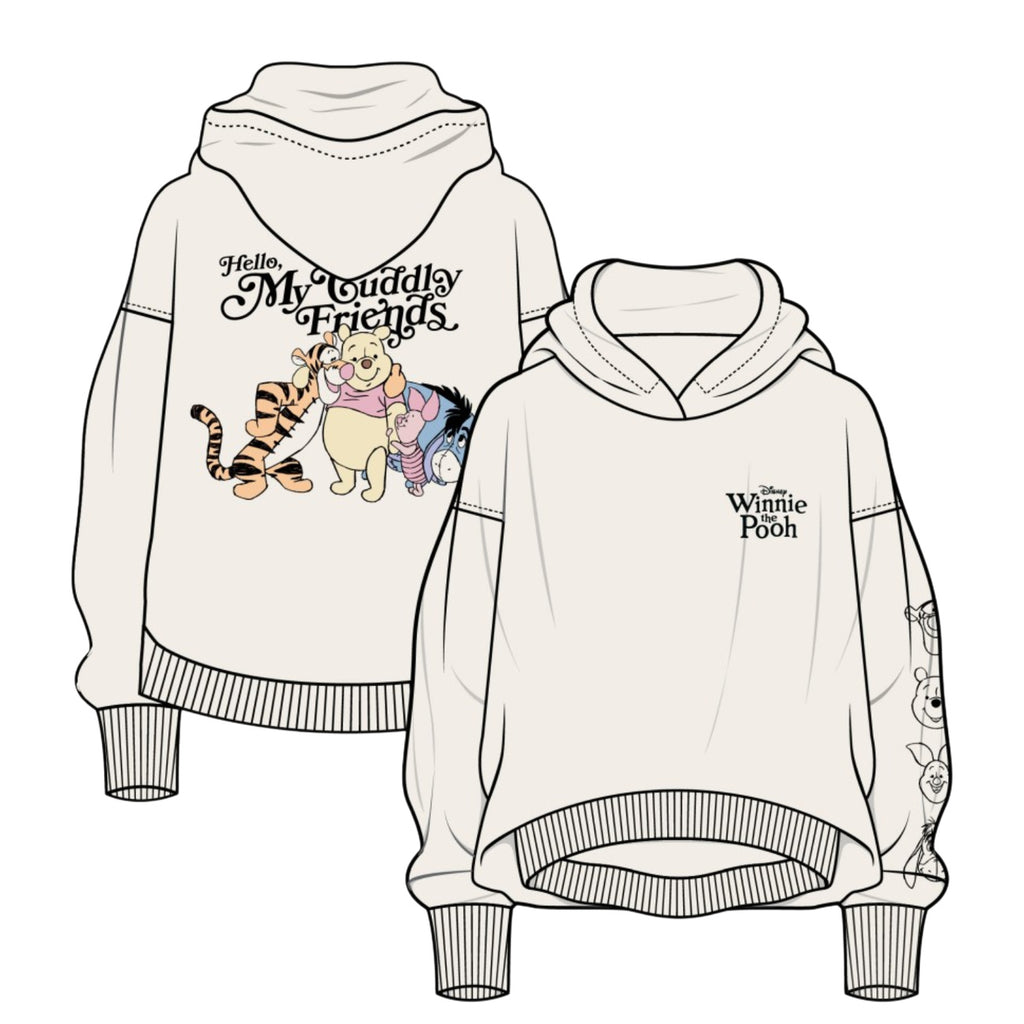 Image produit Winnie l’Ourson - Friends Hoodie beige