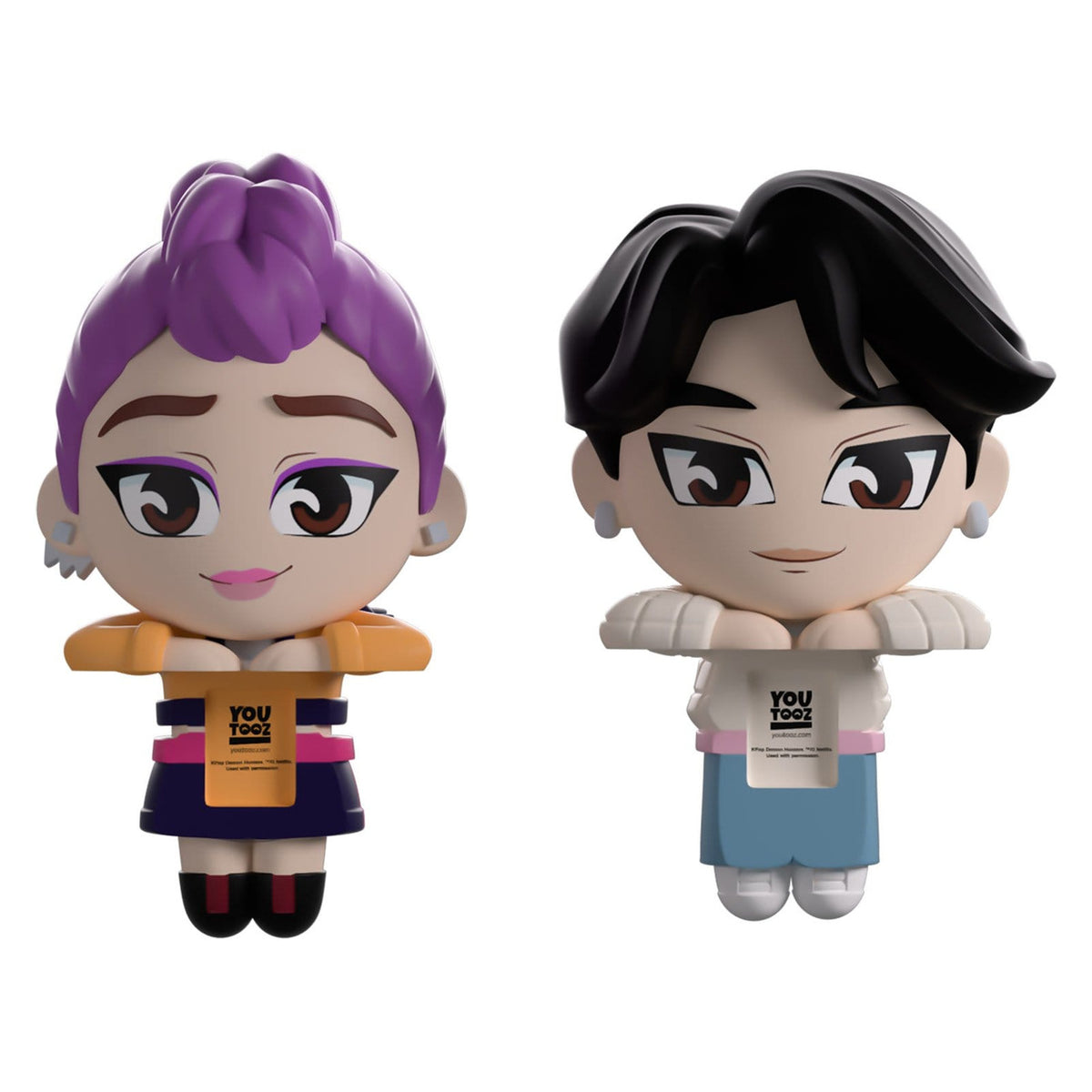 Image produit KPop Demon Hunters - Jinu et Rumi Set de figurines vinyles Monitor Buddiez