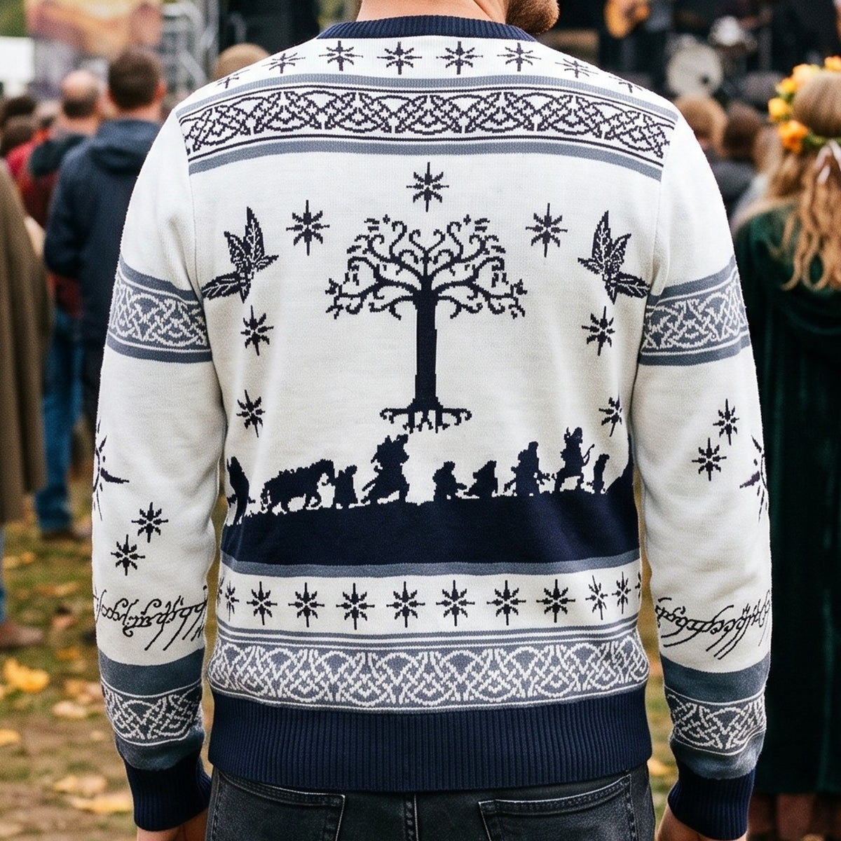 Image produit Le Seigneur des Anneaux - Pull tricoté L'Anneau Unique