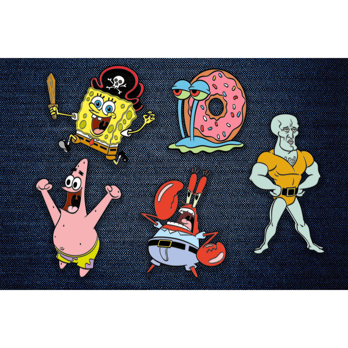 Produktbild SpongeBob - Friends Pins 5er Set