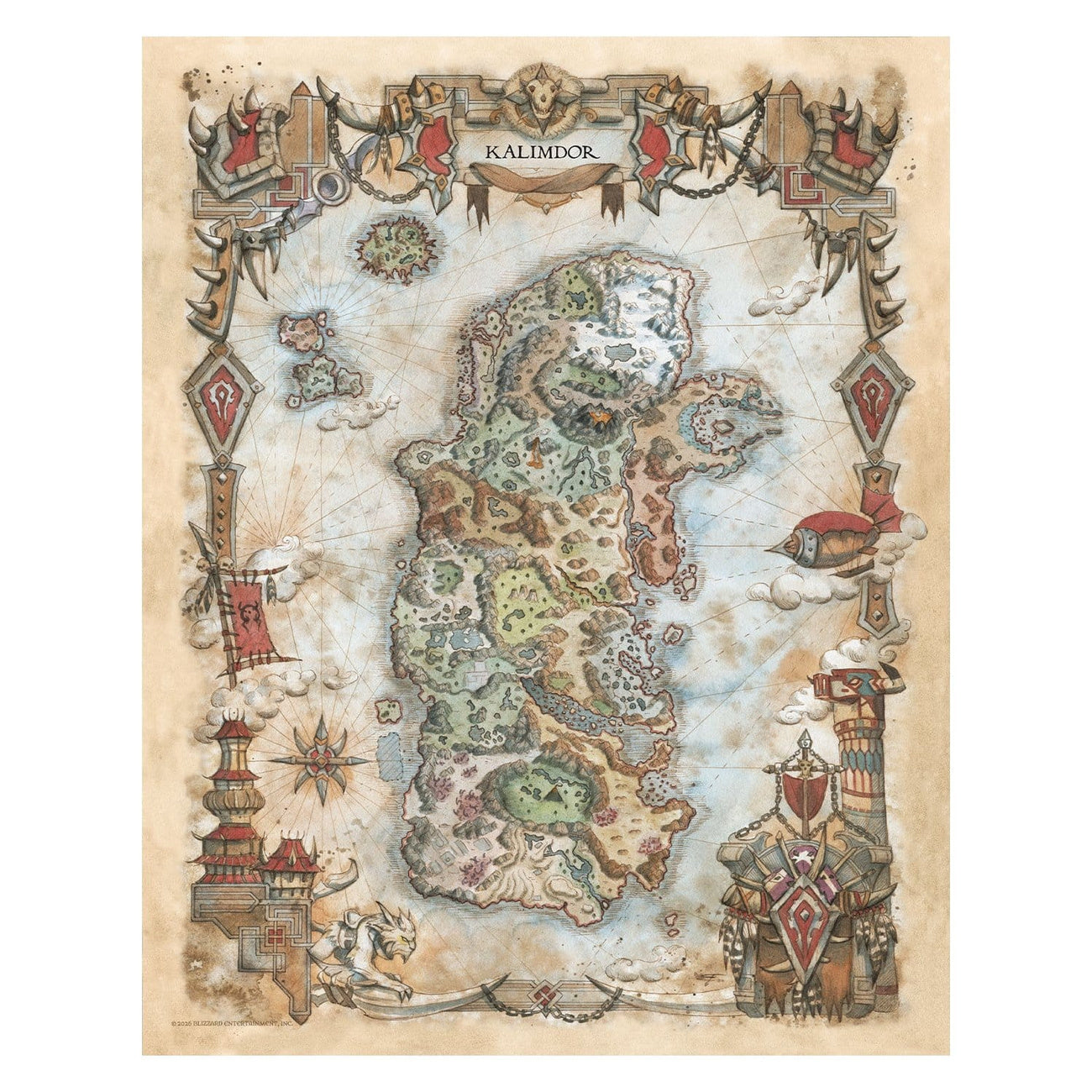 Produktbild World of Warcraft - Kunstdrucke 5er Set