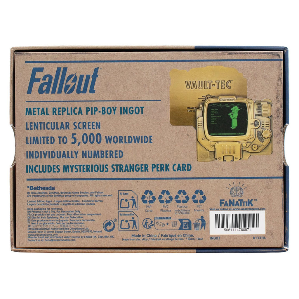 Produktbild Fallout - Pip-Boy Lentikularbarren Sammler Replik Limited Edition