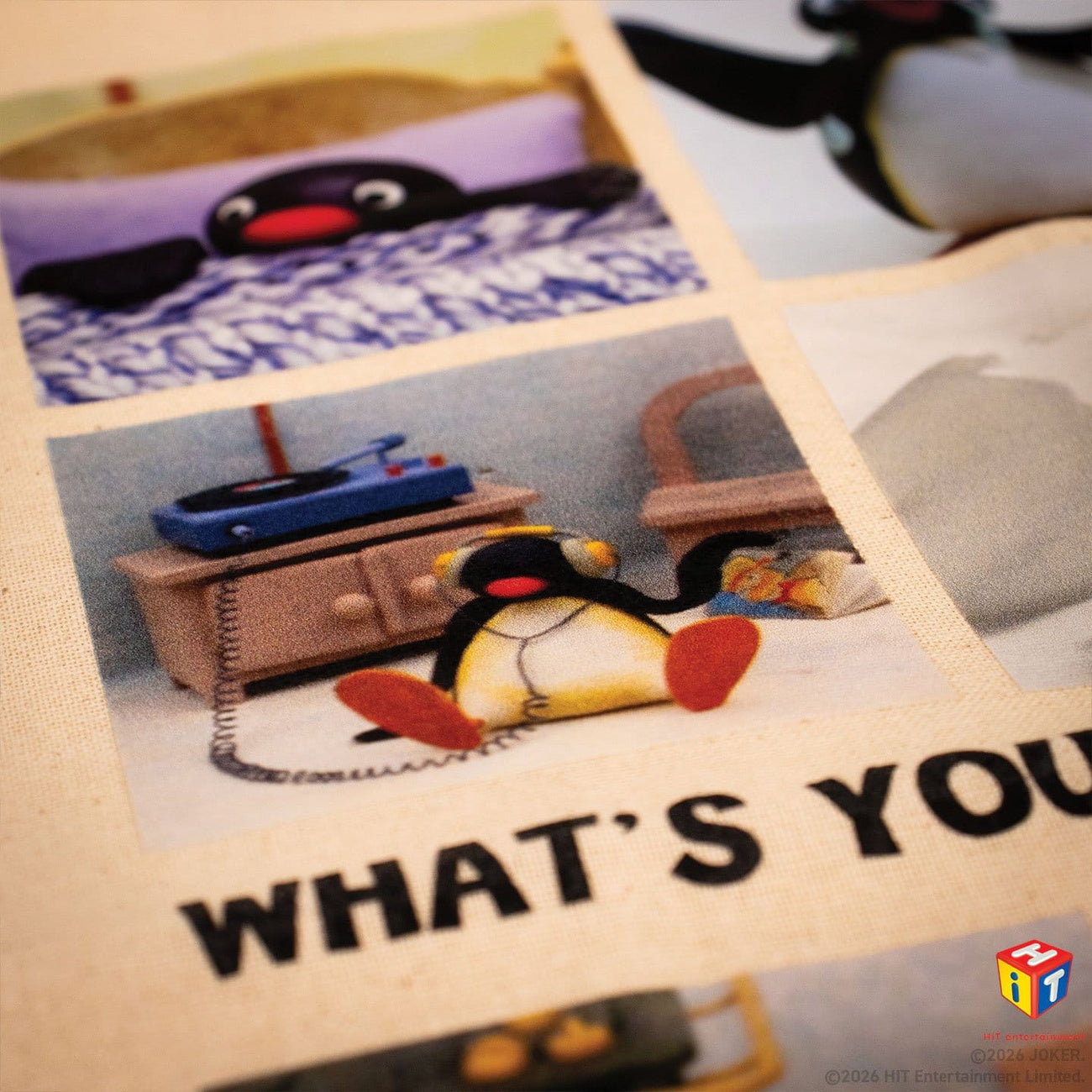 Produktbild Pingu - Moods of the Pingu Jutebeutel