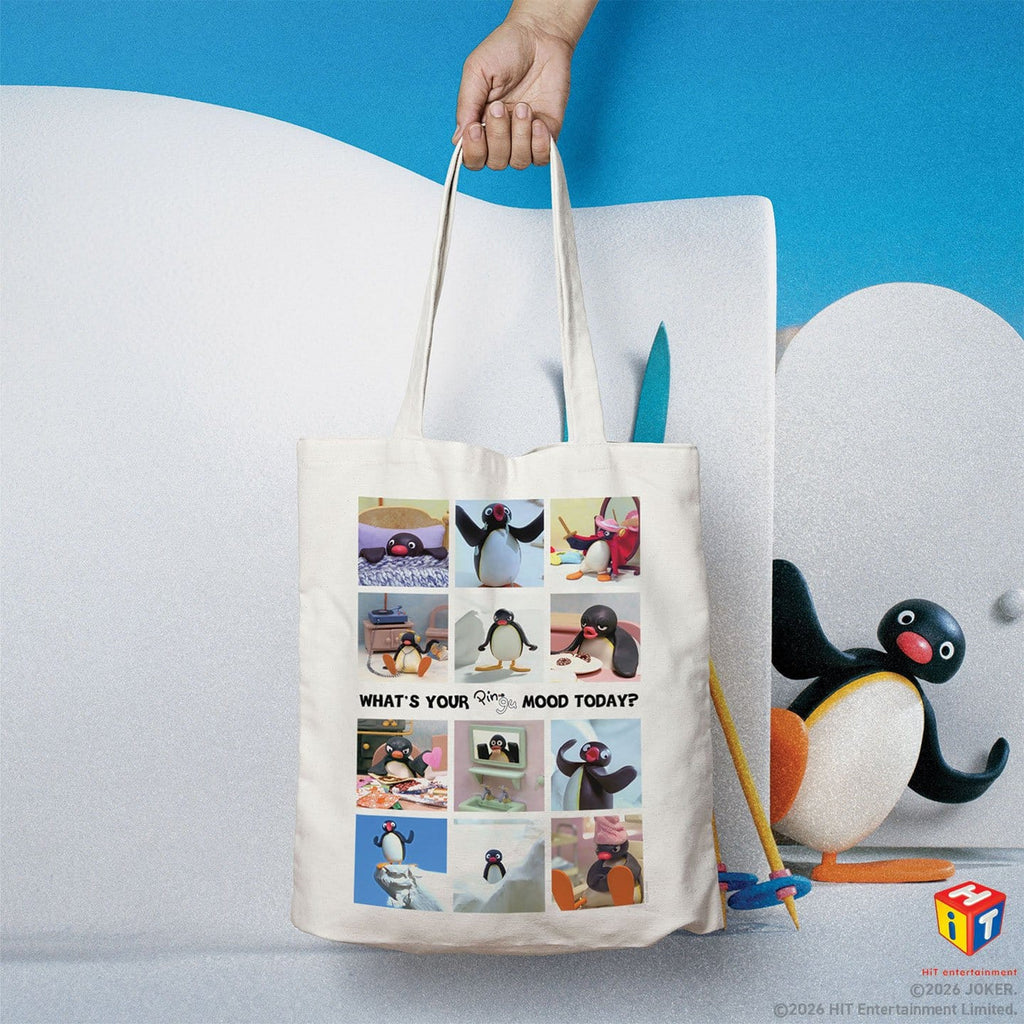 Produktbild Pingu - Moods of the Pingu Jutebeutel