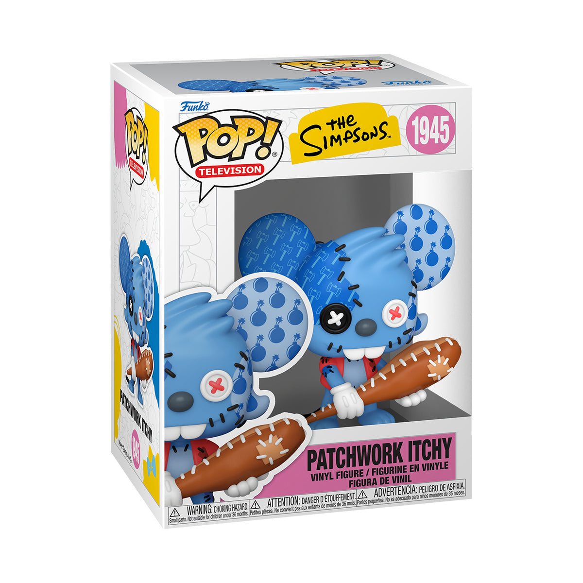 Image produit Les Simpson - Figurine Funko Pop Itchy Patchwork