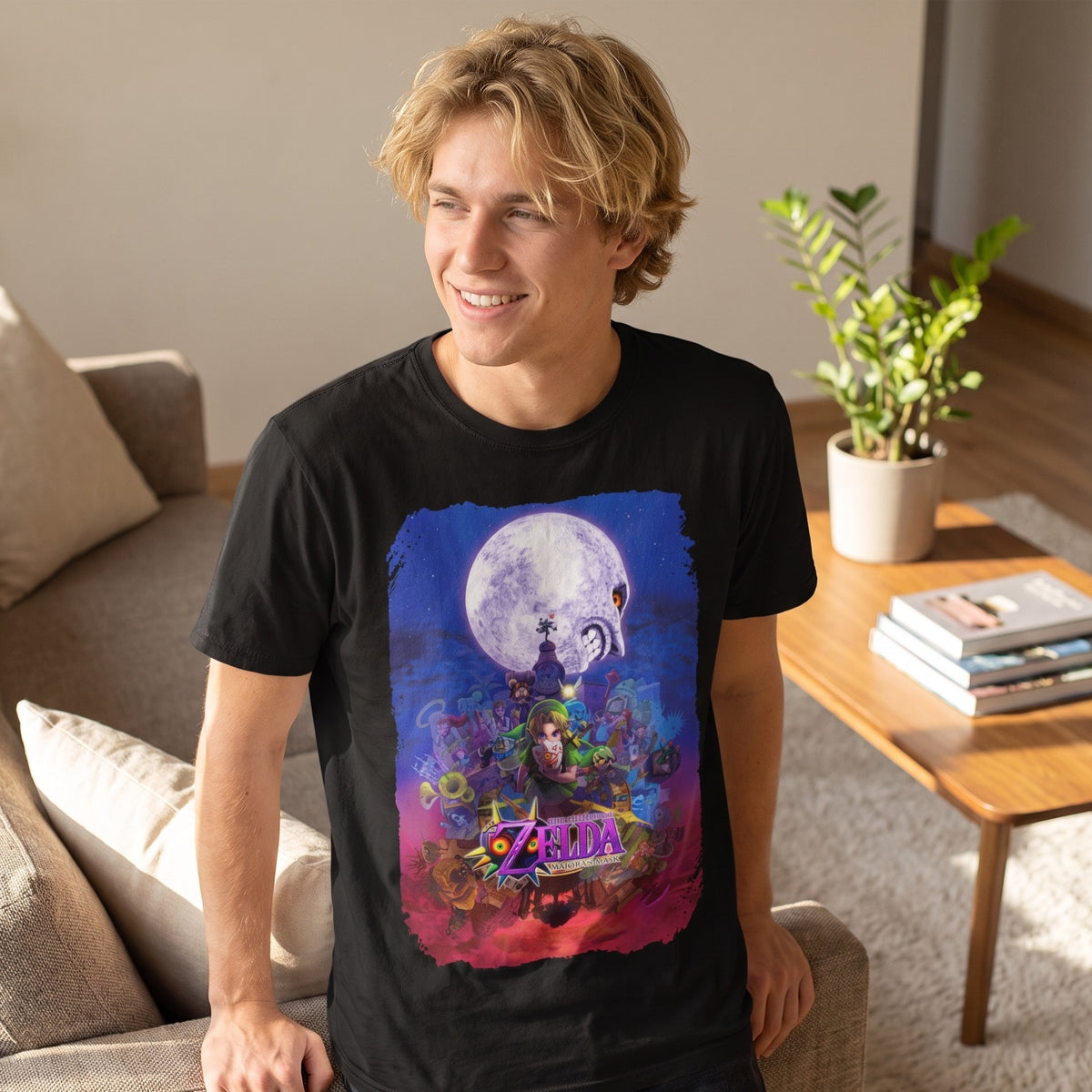 Immagine del prodotto Zelda - T-shirt Link Poster nera