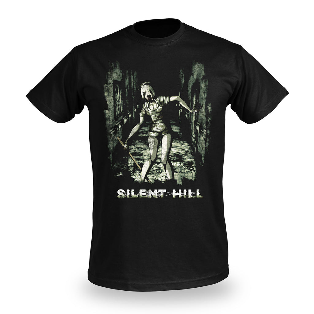 Image produit T-shirt infirmière noir pour les fans de Silent Hill