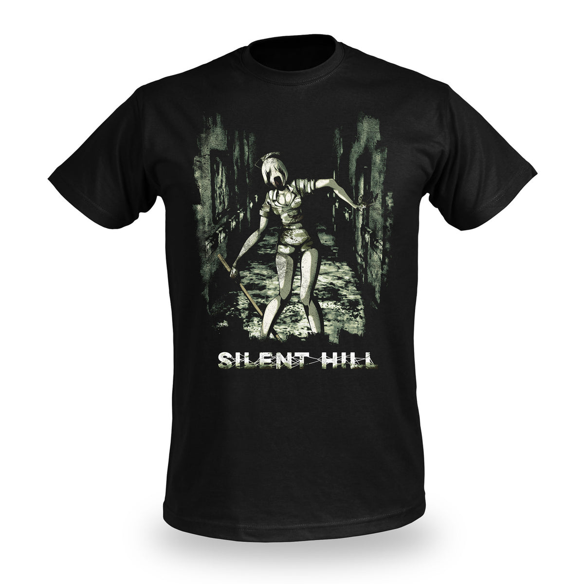 Image produit T-shirt infirmière noir pour les fans de Silent Hill