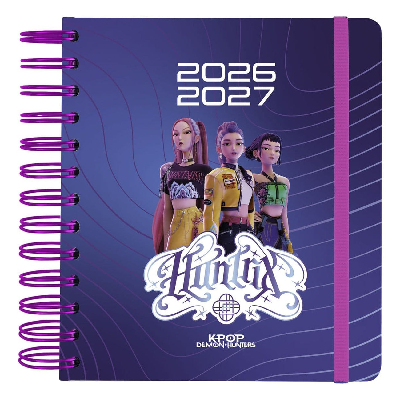 Image produit KPop Demon Hunters Agenda quotidien 2026/2027 A5