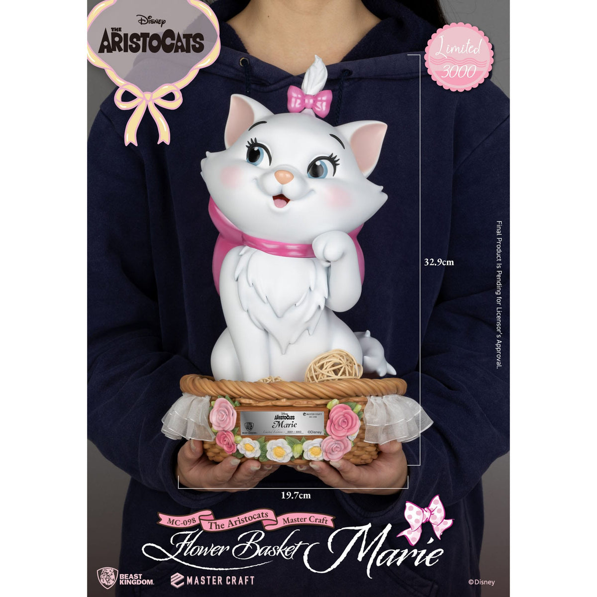 Produktbild Aristocats Master Craft Statue Flower Basket Marie 32 cm