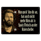 Produktbild Bud Spencer Blechschild Nun guck' ihn dir an,... 10 x 15 cm