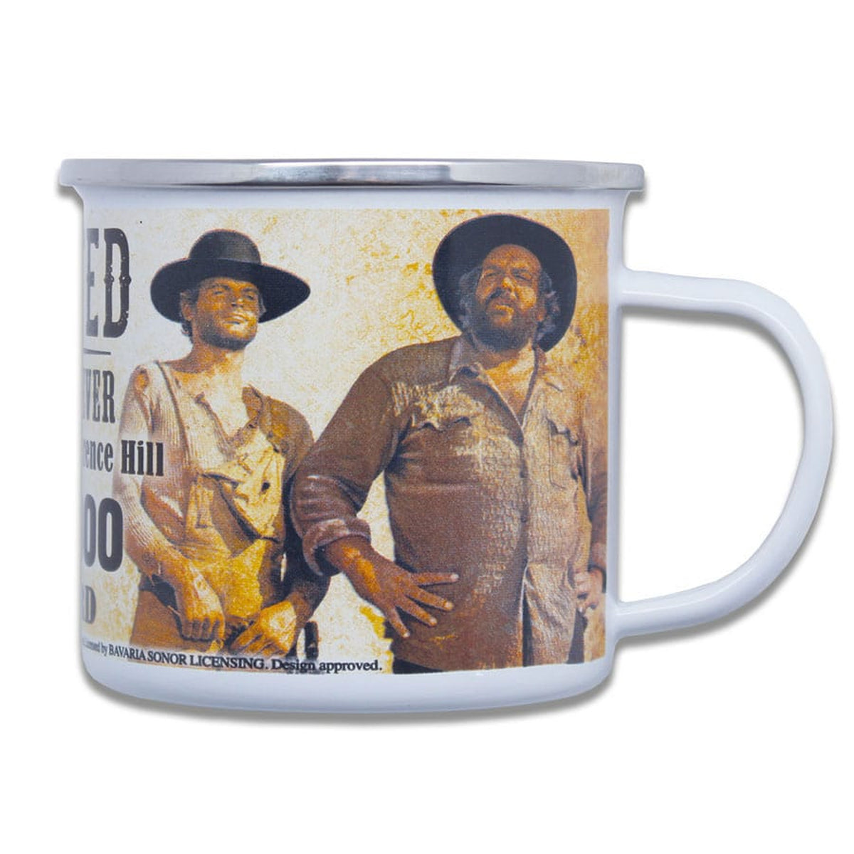 Image produit Mug émaillé Wanted Bud Spencer & Terence Hill